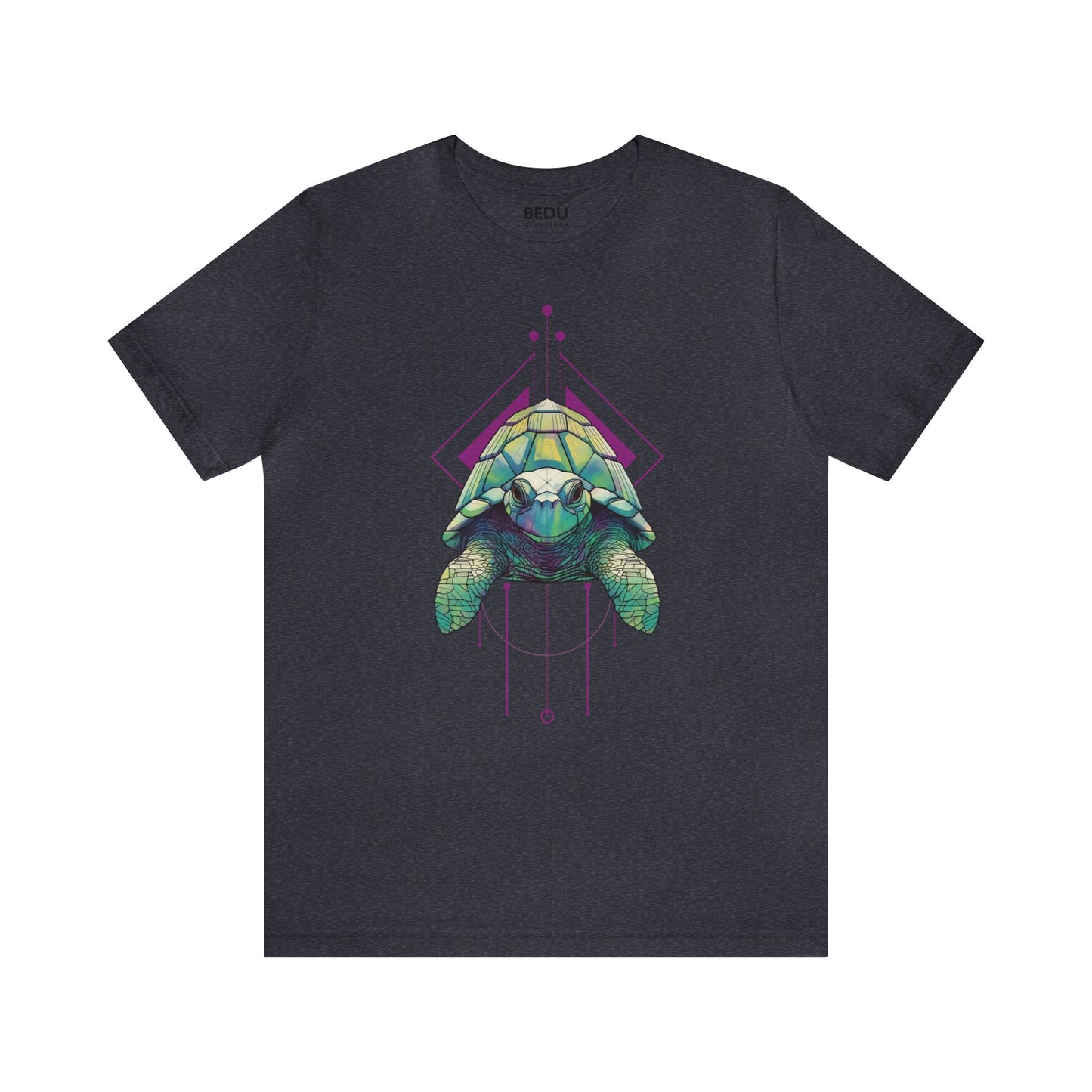 Turtle Geometry Haven Tee: Dive into a Sea of Shapes and Colors