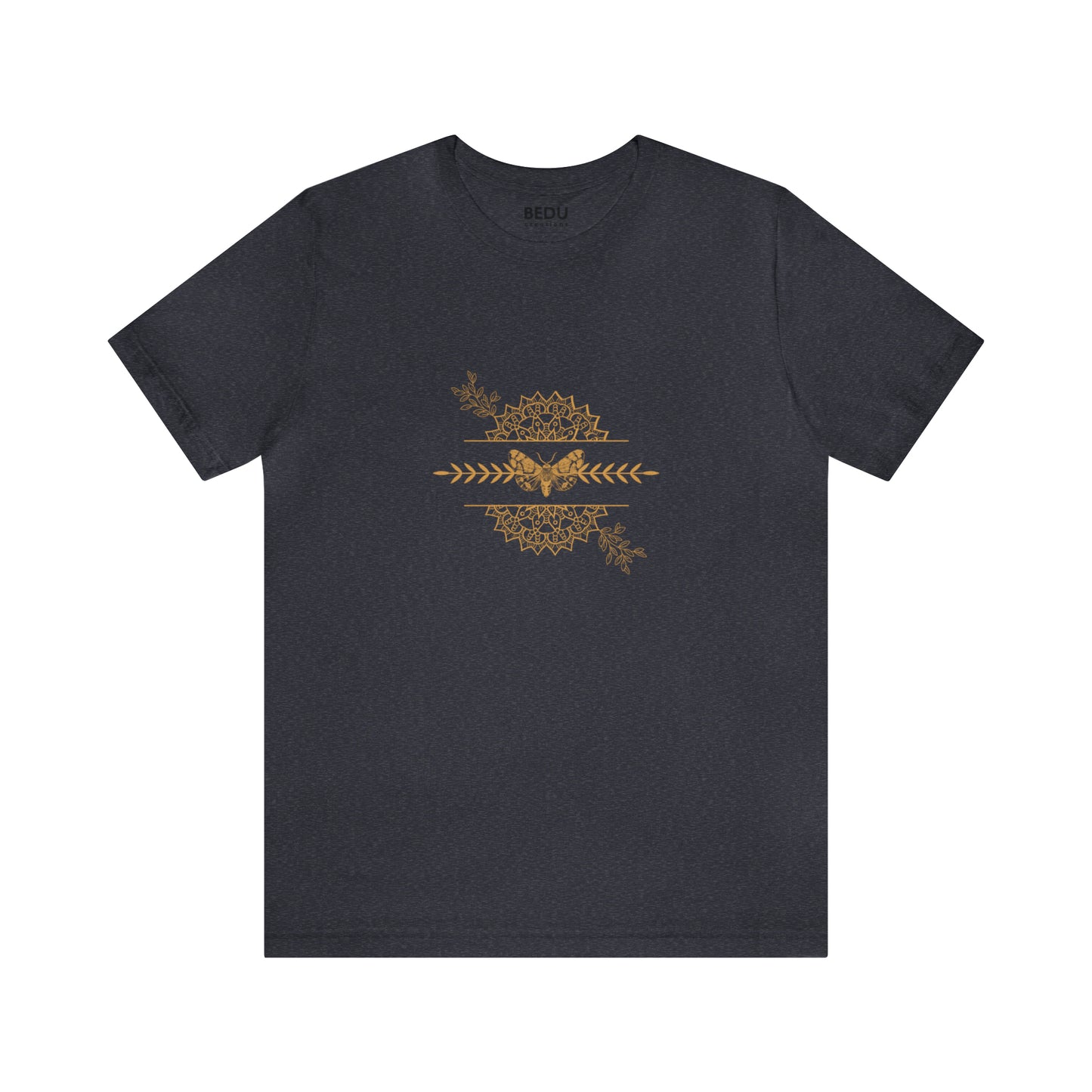 Golden Mandala Butterfly: A Serene Symbol T-shirt