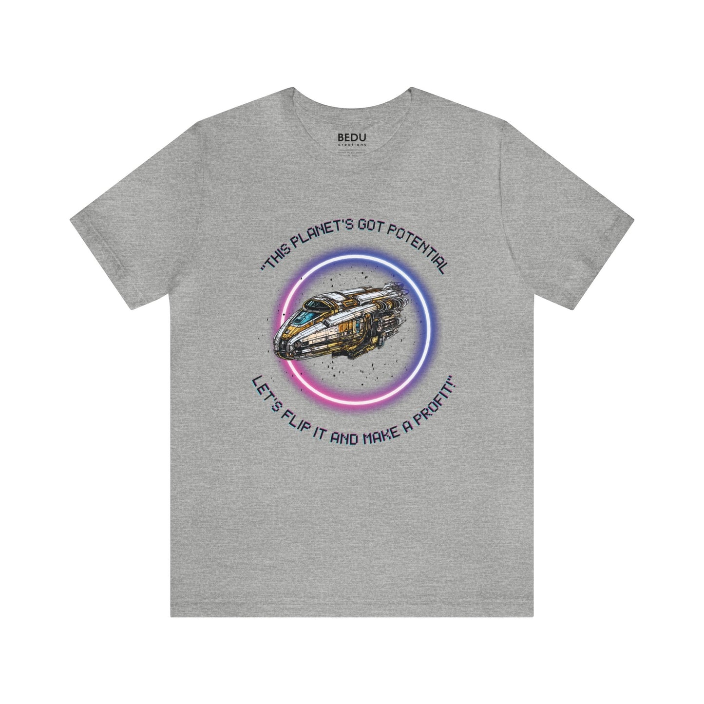 Galactic Profit planet Tshirt: Unleash the Fun