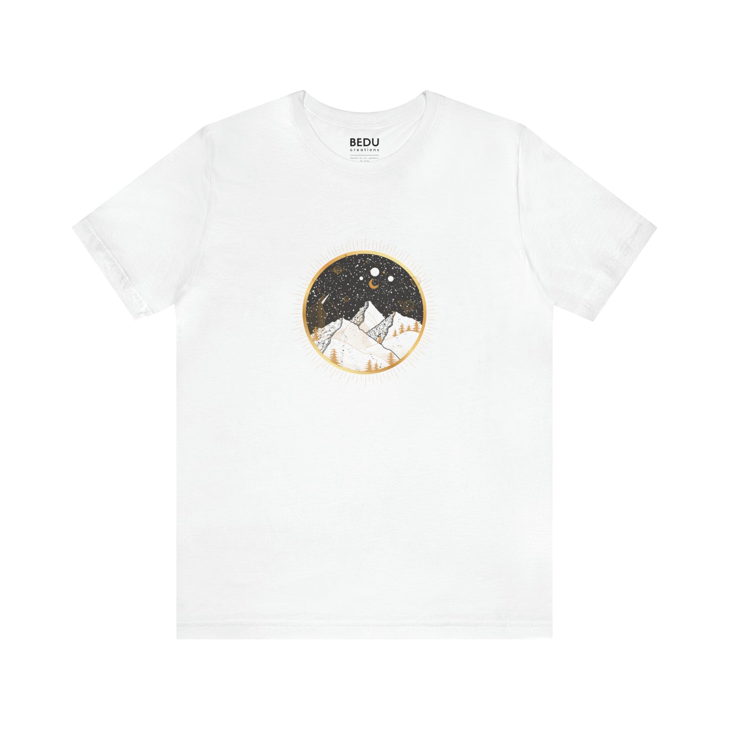 Celestial Mountain Majesty: A T-Shirt for the Cosmic Explorer