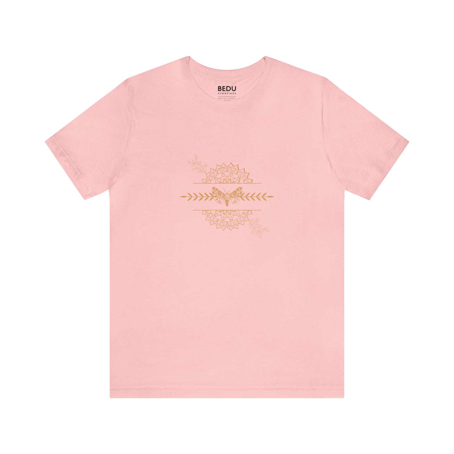 Golden Mandala Butterfly: A Serene Symbol T-shirt