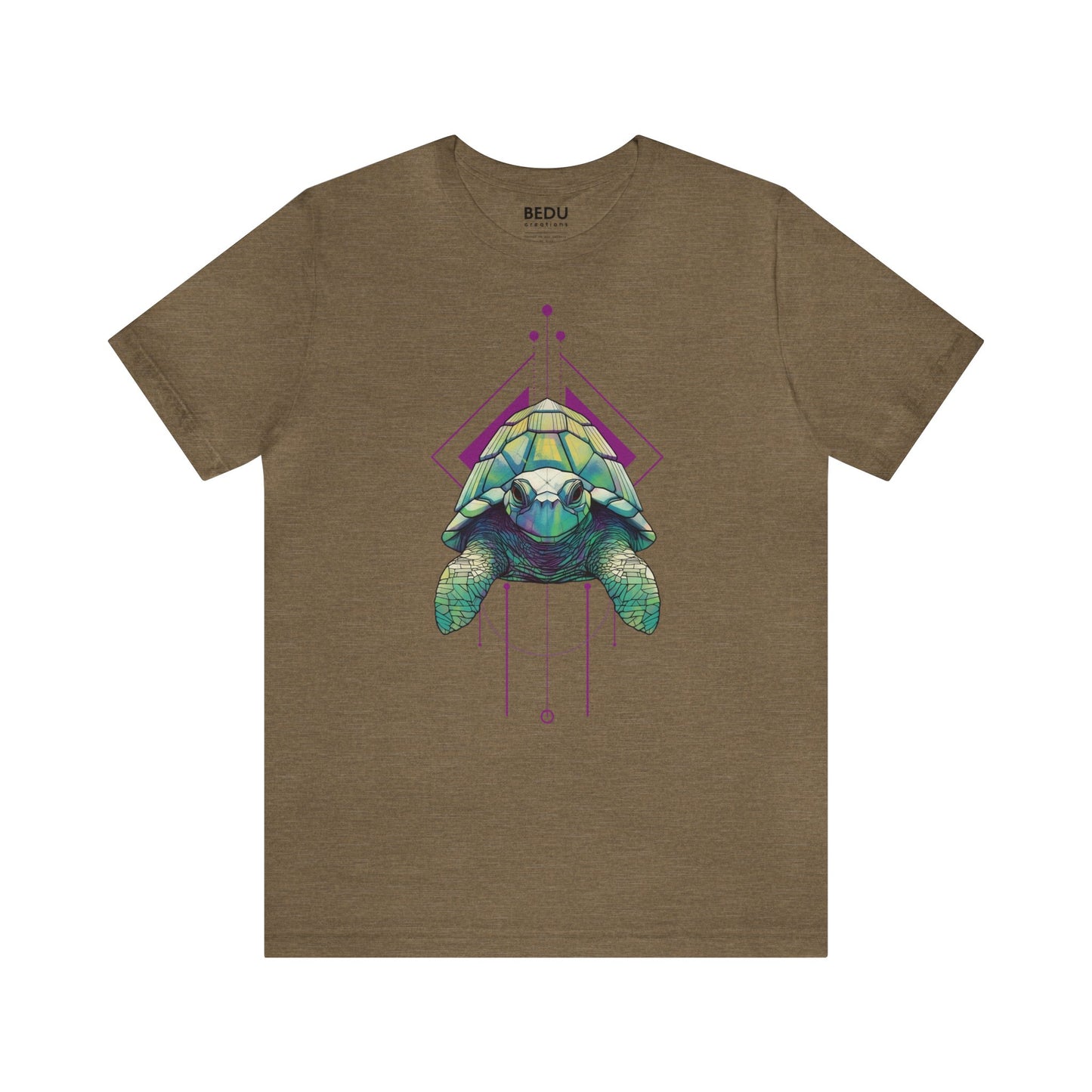 Turtle Geometry Haven Tee: Dive into a Sea of Shapes and Colors