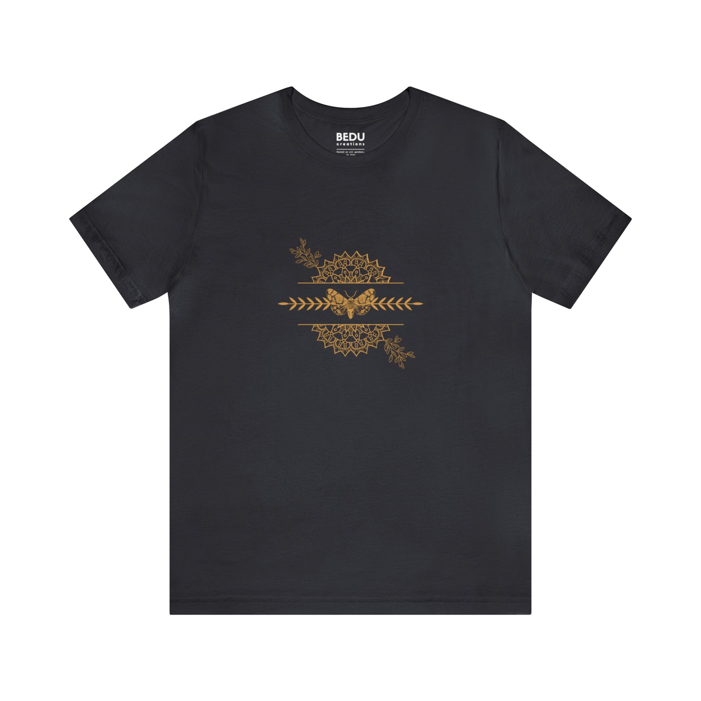 Golden Mandala Butterfly: A Serene Symbol T-shirt