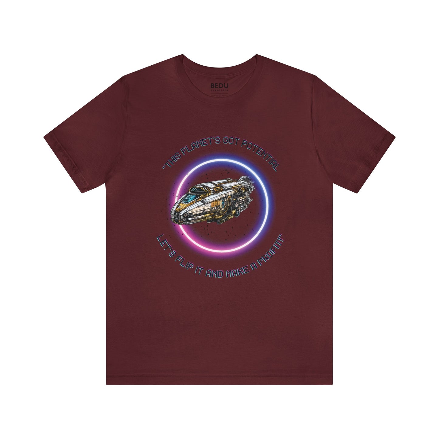 Galactic Profit planet Tshirt: Unleash the Fun