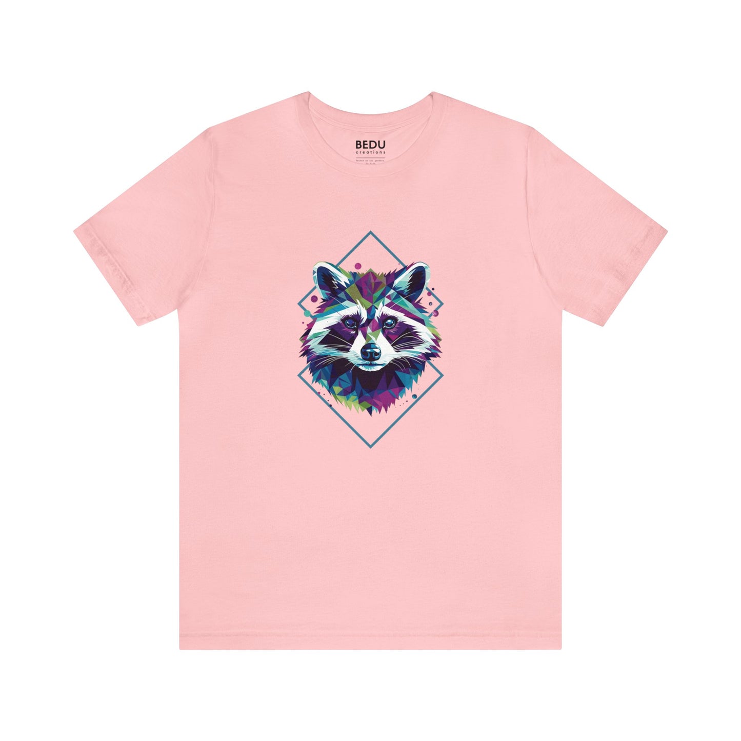 Raccoon Geometry Tee: A Trendy Traverse into the Wild