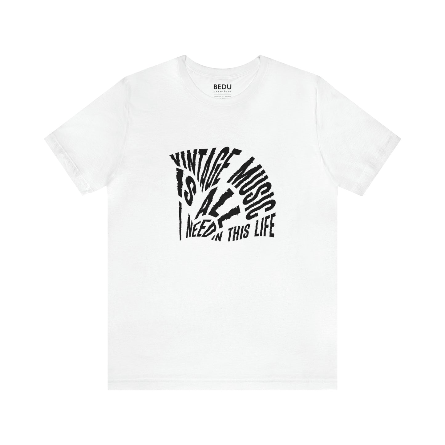All I Need is Music Vintage T-Shirt retro