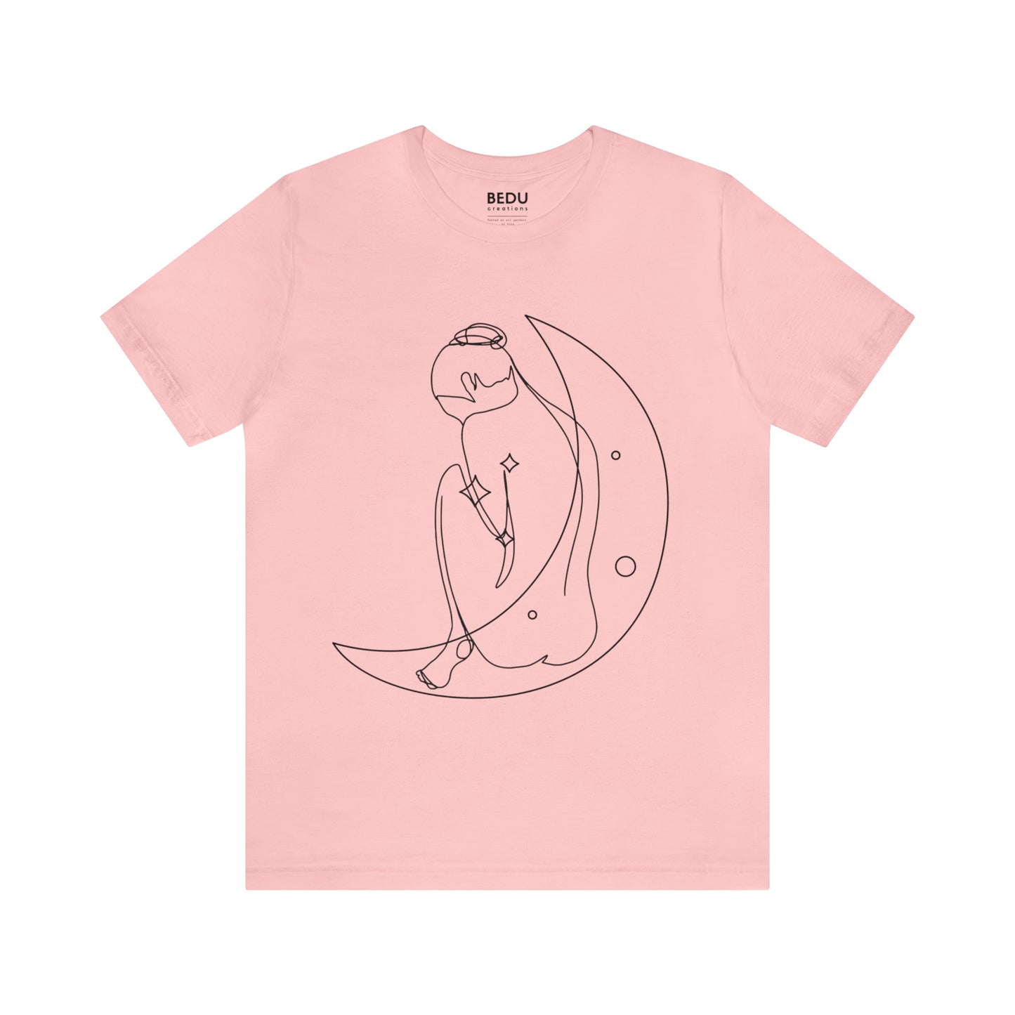 Lunar Embrace: A Portrait of Feminine Introspection