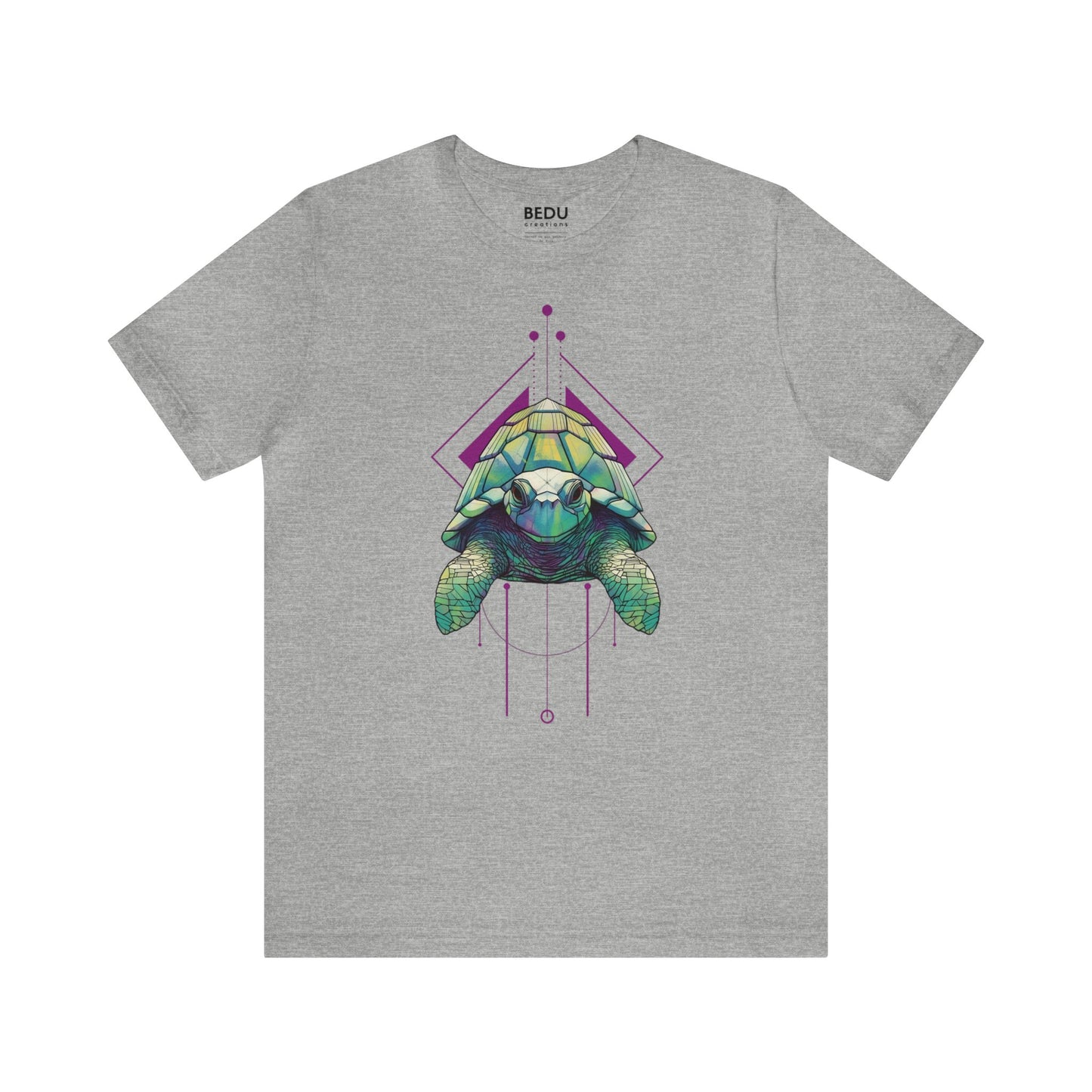 Turtle Geometry Haven Tee: Dive into a Sea of Shapes and Colors