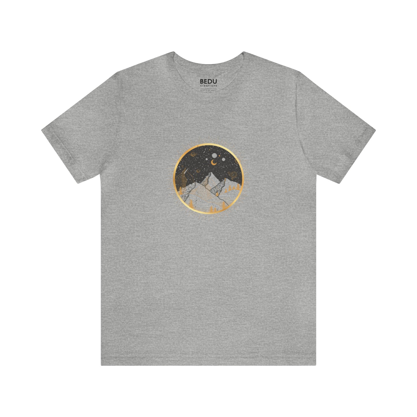 Celestial Mountain Majesty: A T-Shirt for the Cosmic Explorer