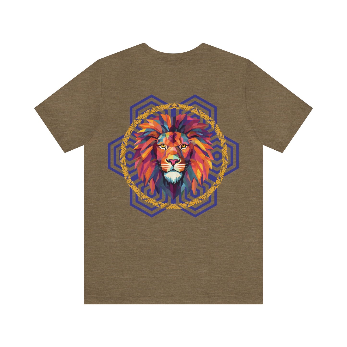 Geometric Lion Majesty Tee