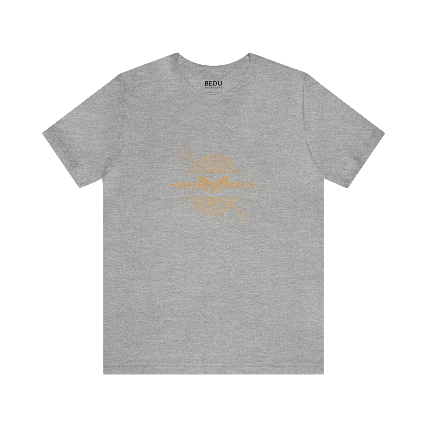 Golden Mandala Butterfly: A Serene Symbol T-shirt