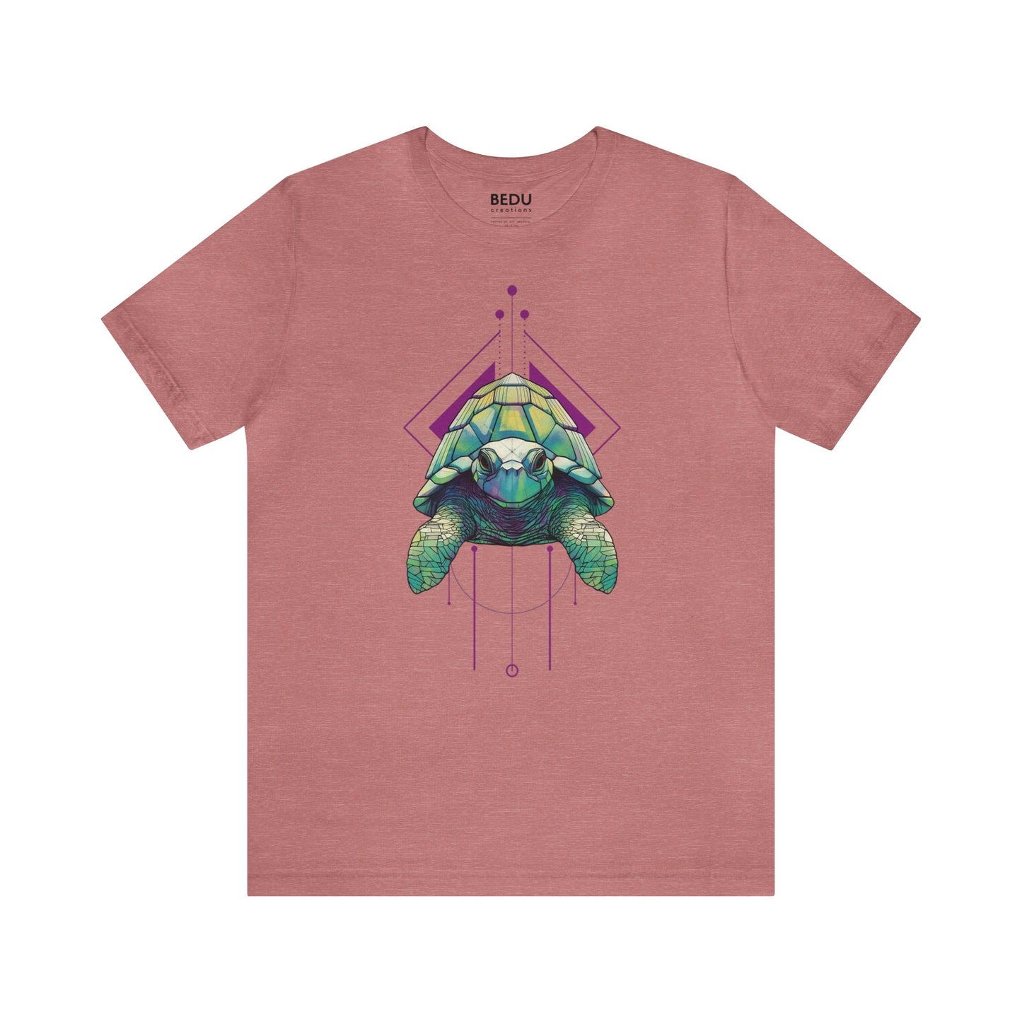Turtle Geometry Haven Tee: Dive into a Sea of Shapes and Colors