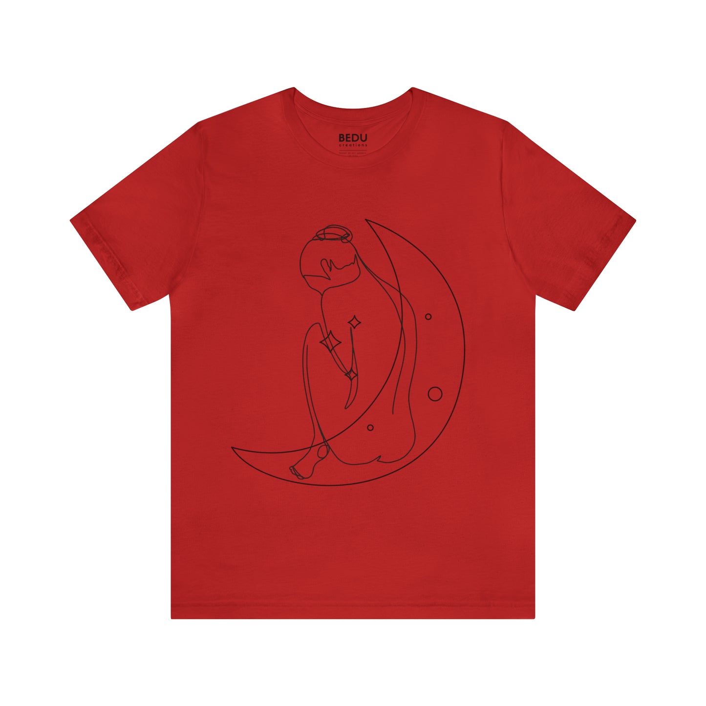 Lunar Embrace: A Portrait of Feminine Introspection