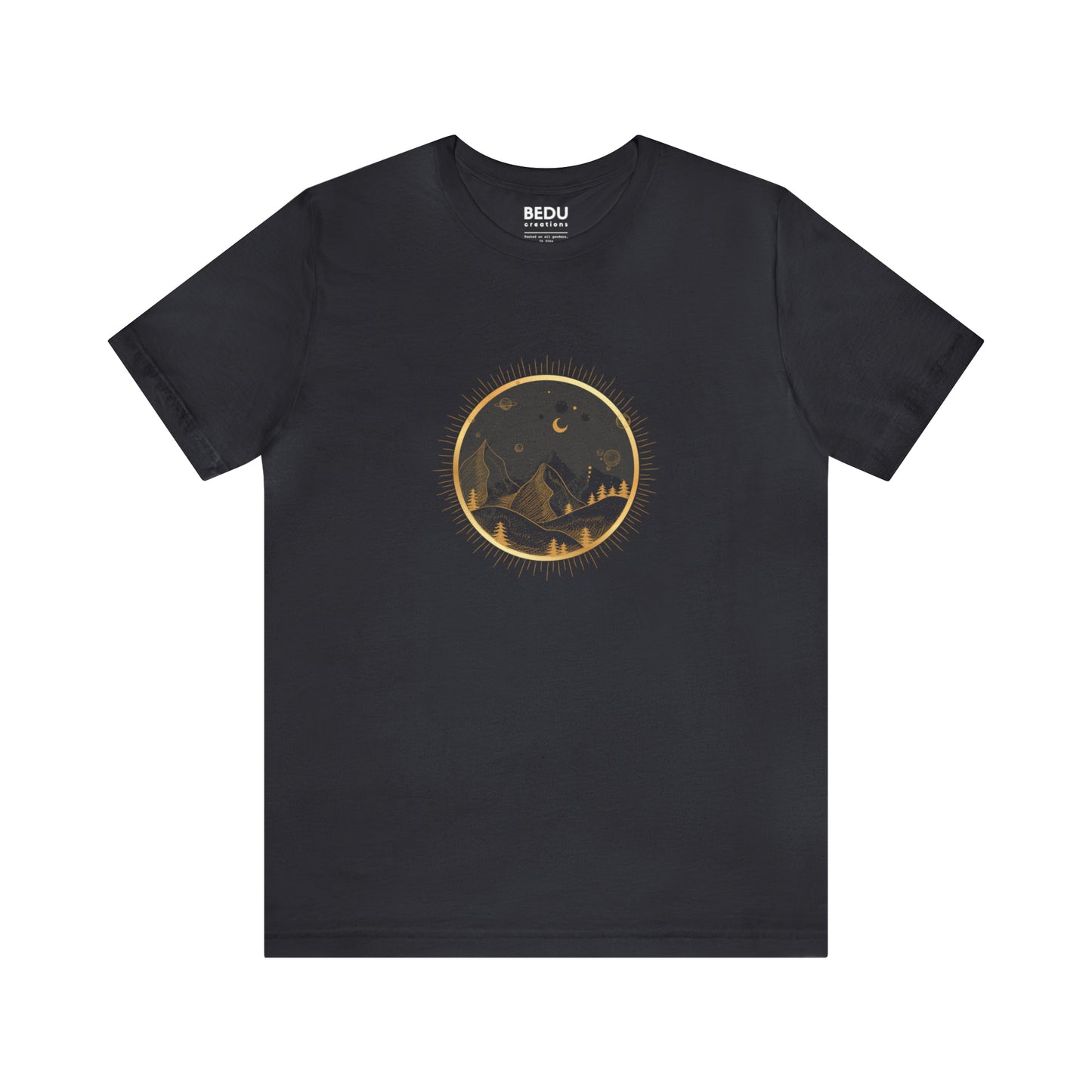Celestial Mountain Majesty: A T-Shirt for the Cosmic Explorer