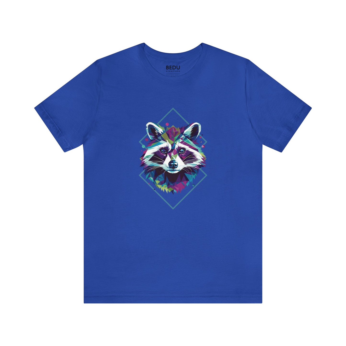 Raccoon Geometry Tee: A Trendy Traverse into the Wild