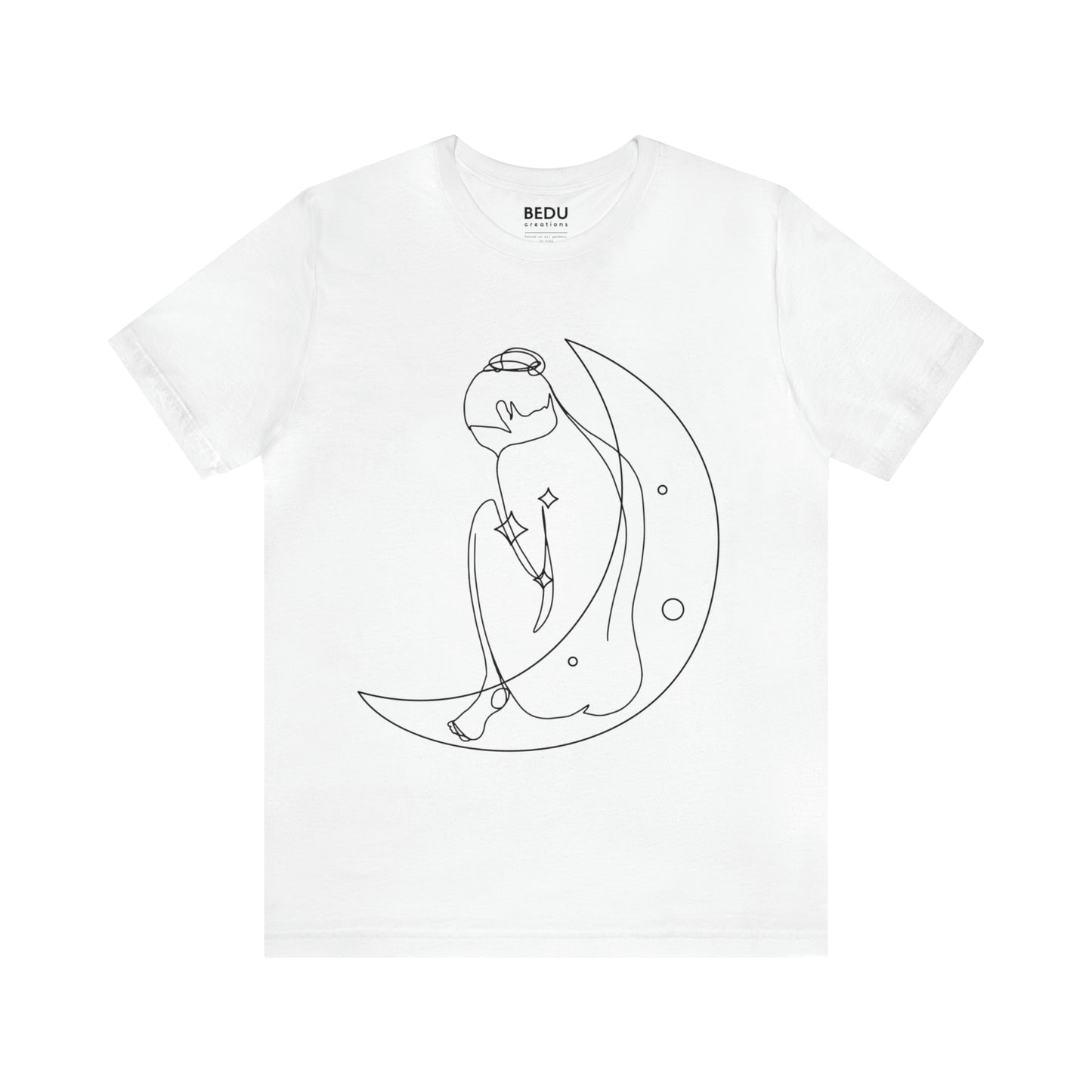 Lunar Embrace: A Portrait of Feminine Introspection