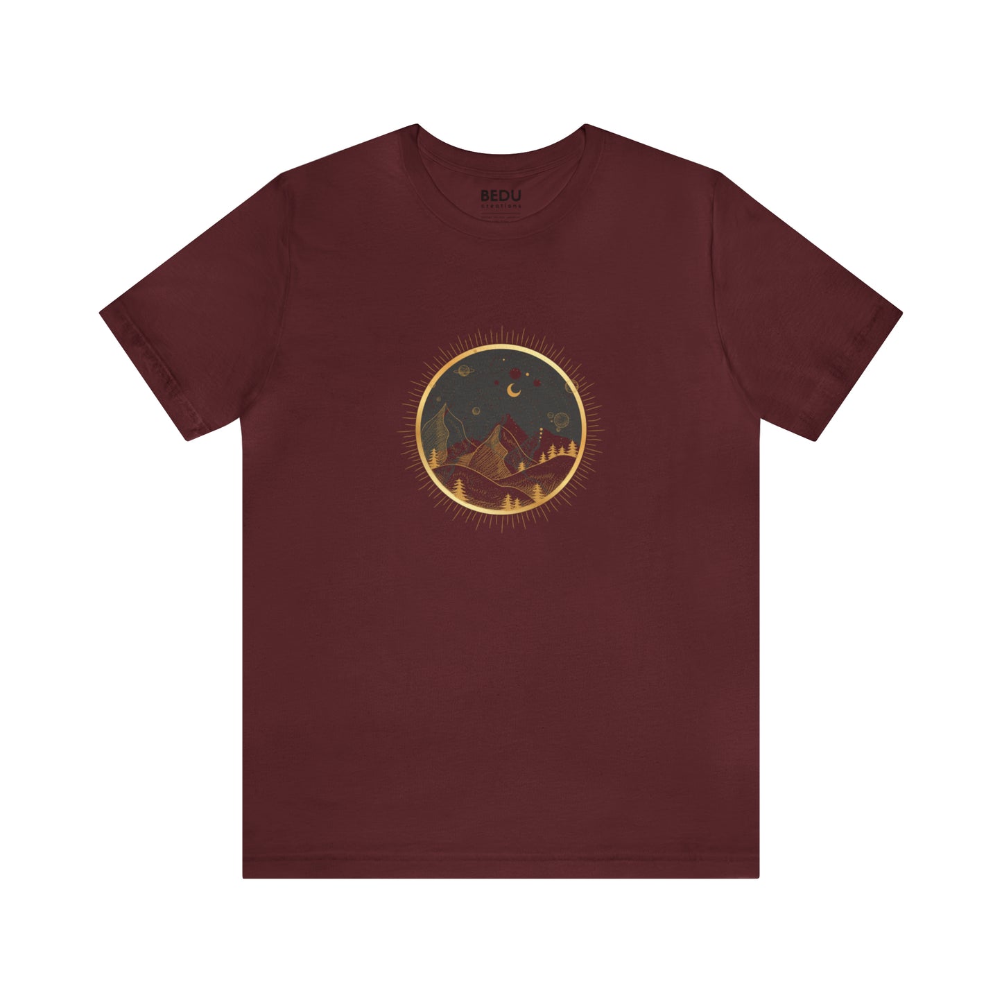 Celestial Mountain Majesty: A T-Shirt for the Cosmic Explorer