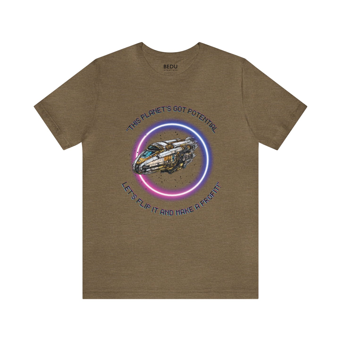 Galactic Profit planet Tshirt: Unleash the Fun