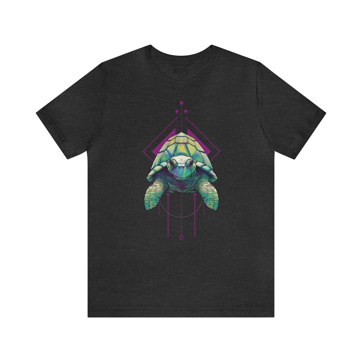 Turtle Geometry Haven Tee: Dive into a Sea of Shapes and Colors