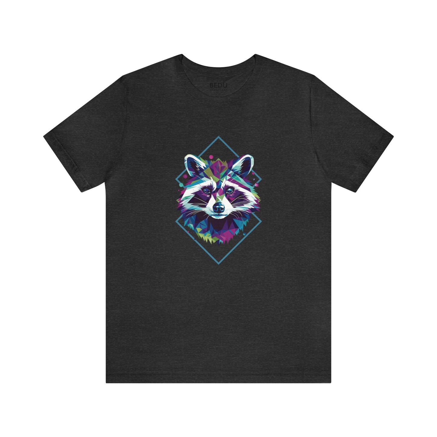Raccoon Geometry Tee: A Trendy Traverse into the Wild