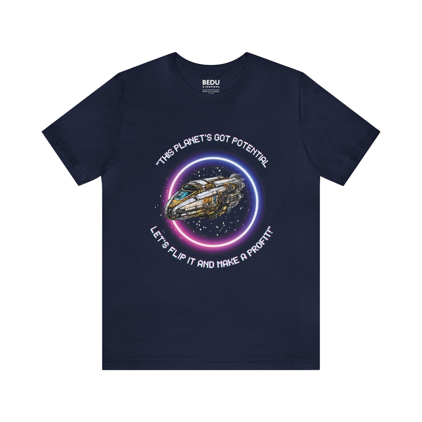Galactic Profit planet Tshirt: Unleash the Fun
