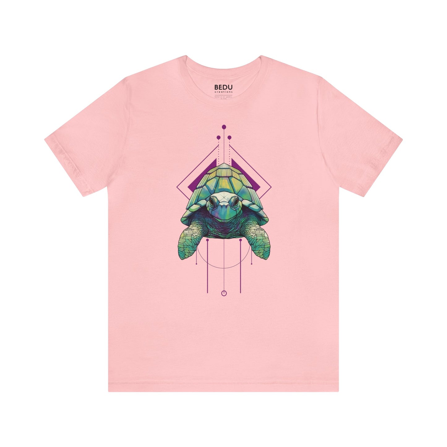 Turtle Geometry Haven Tee: Dive into a Sea of Shapes and Colors