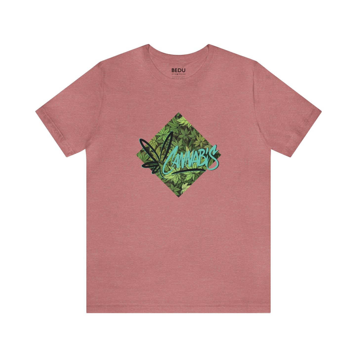 Cannabis Diamond’ Tee: Urban Style Meets Streetwear Fashion