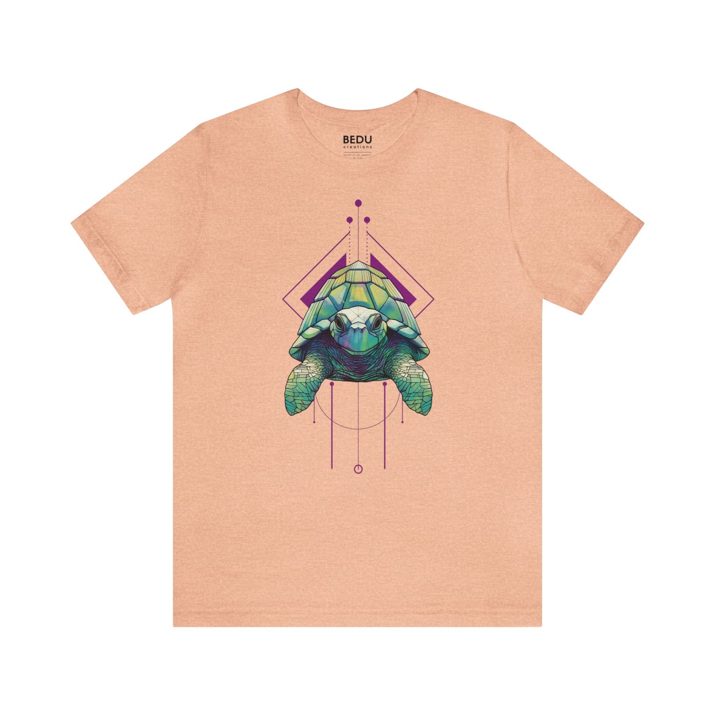Turtle Geometry Haven Tee: Dive into a Sea of Shapes and Colors