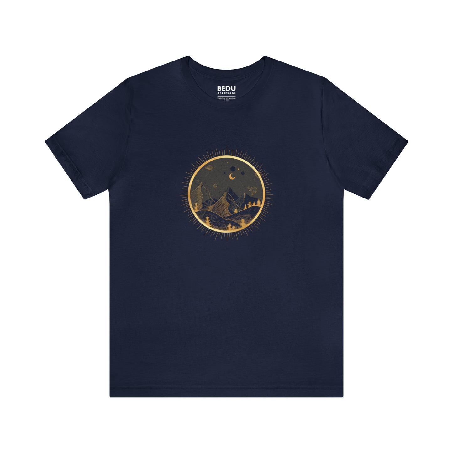 Celestial Mountain Majesty: A T-Shirt for the Cosmic Explorer