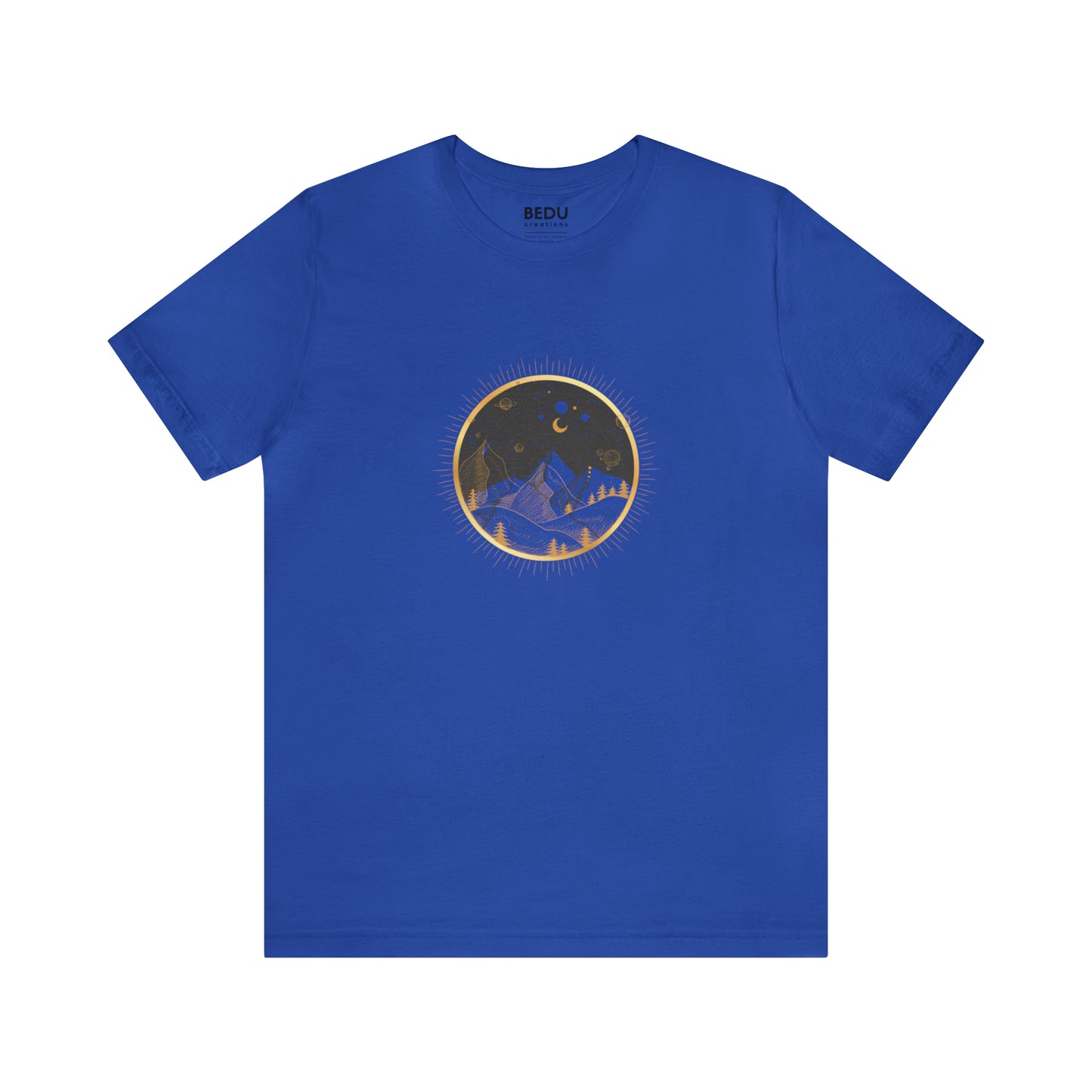 Celestial Mountain Majesty: A T-Shirt for the Cosmic Explorer