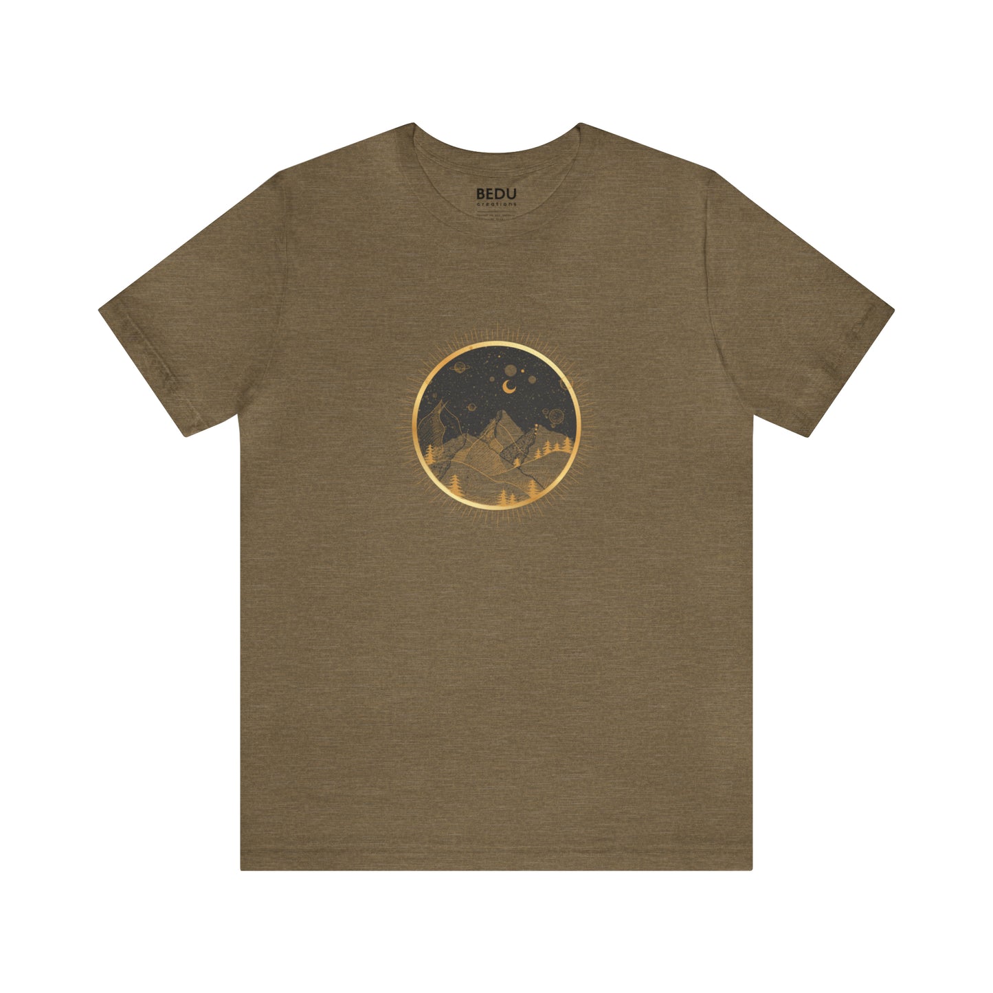 Celestial Mountain Majesty: A T-Shirt for the Cosmic Explorer