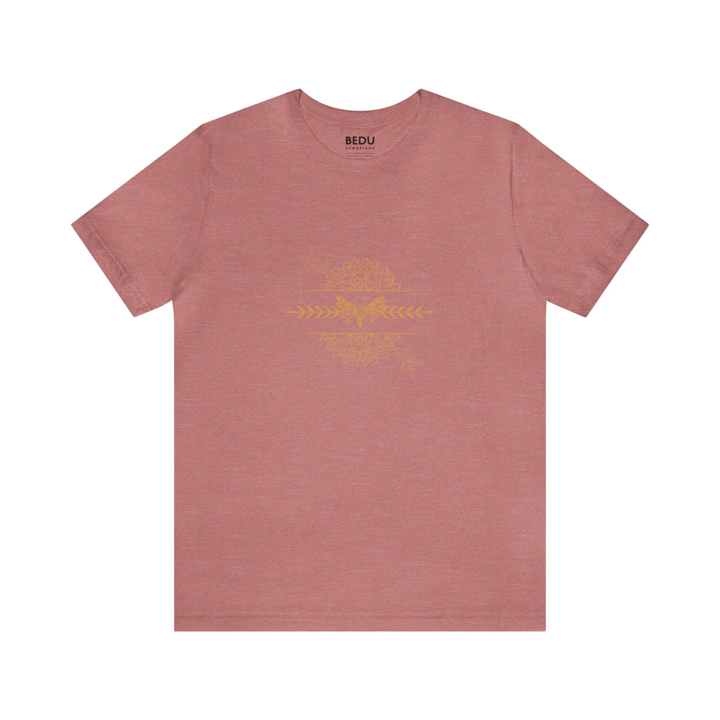 Golden Mandala Butterfly: A Serene Symbol T-shirt