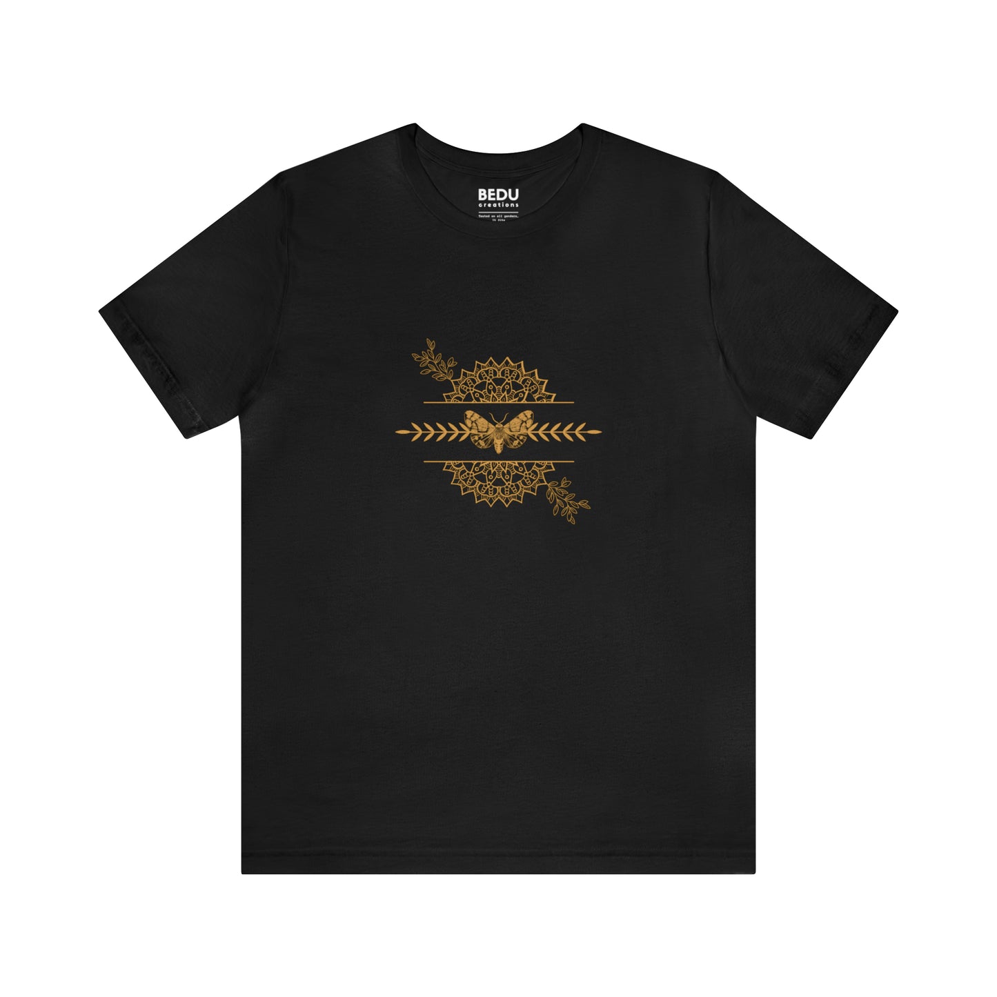 Golden Mandala Butterfly: A Serene Symbol T-shirt