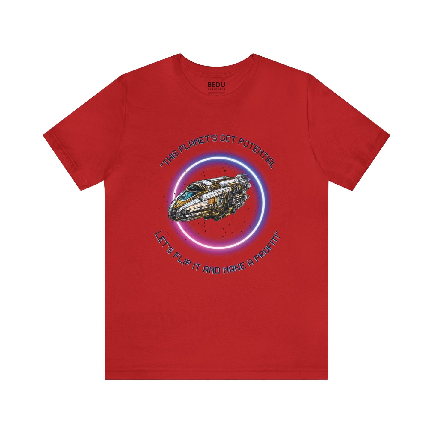 Galactic Profit planet Tshirt: Unleash the Fun