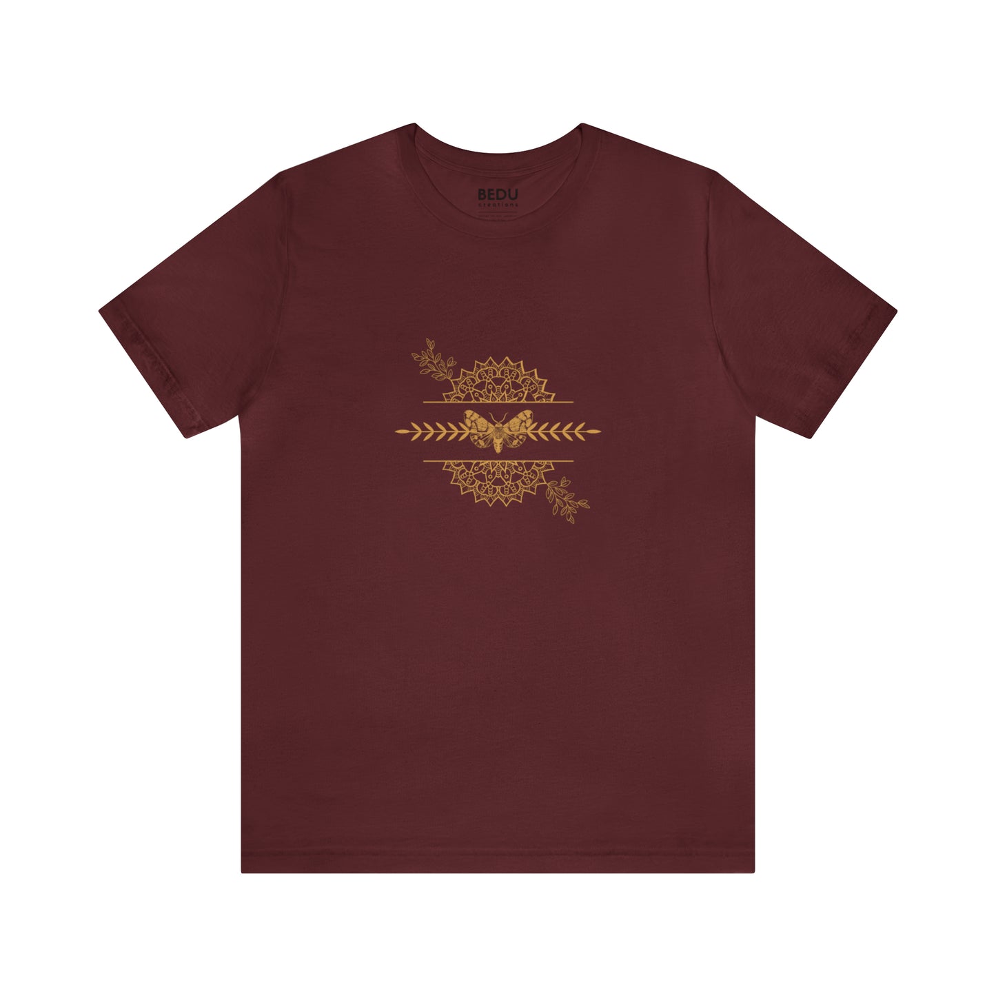 Golden Mandala Butterfly: A Serene Symbol T-shirt