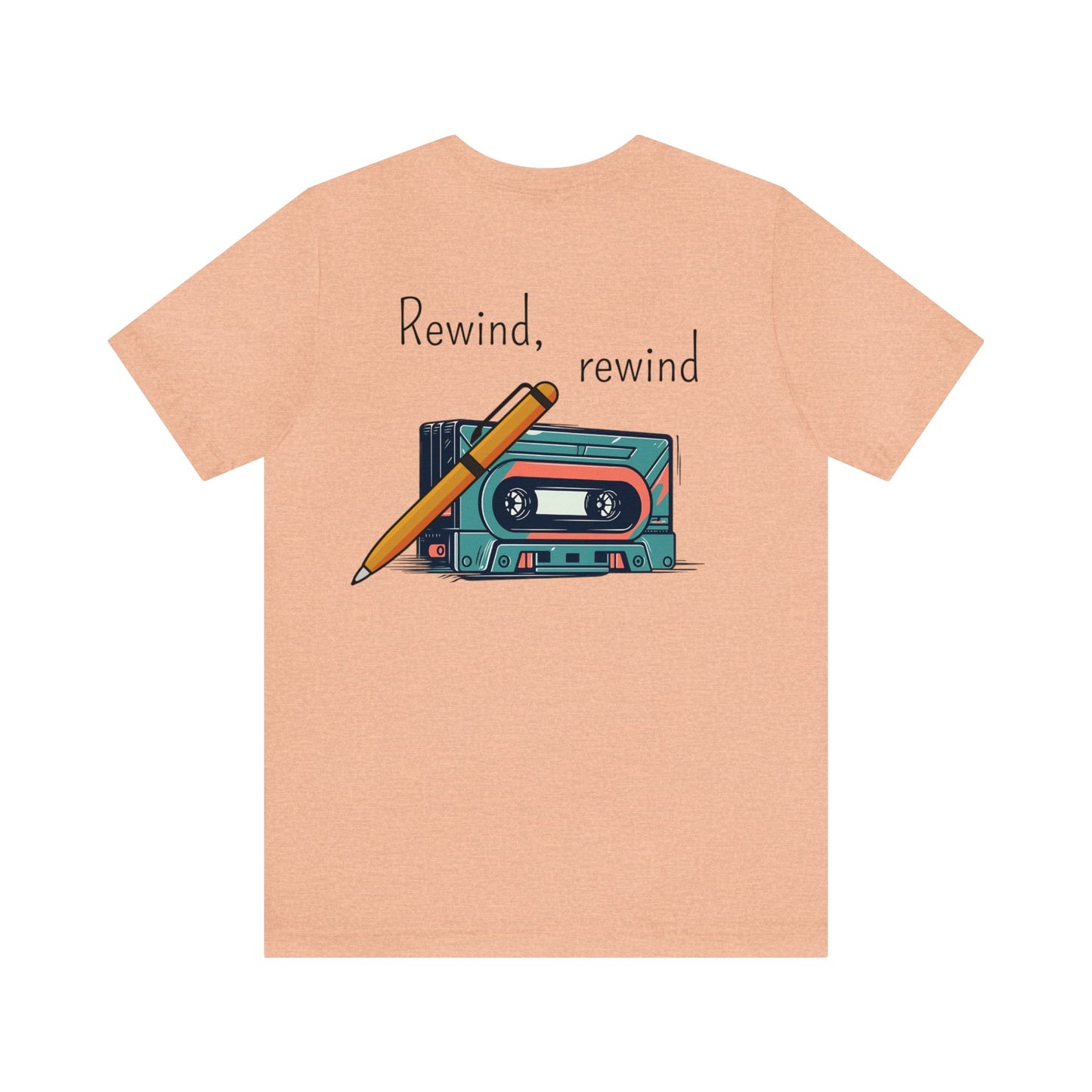 Cassette Rewind Tee: A Sophisticated Ode to the Analog Era