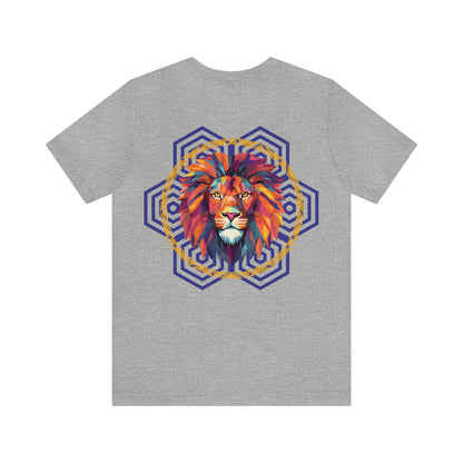 Geometric Lion Majesty Tee