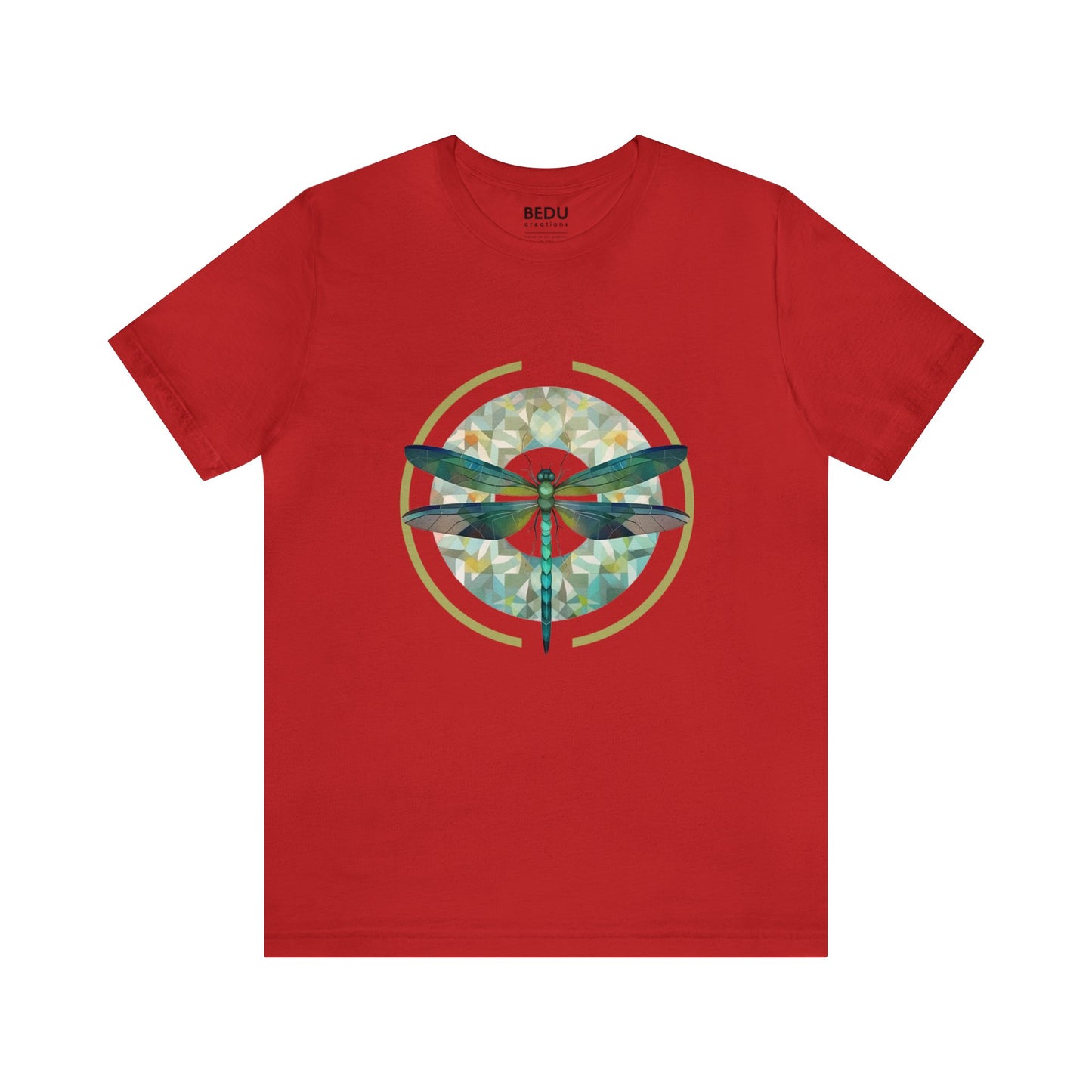 Dragonfly Dreams Tee: Embrace Nature's Geometry and Soar with Style