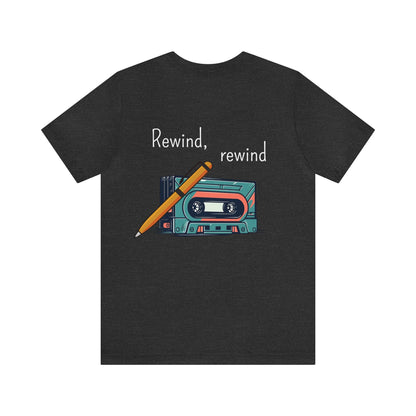 Cassette Rewind Tee: A Sophisticated Ode to the Analog Era