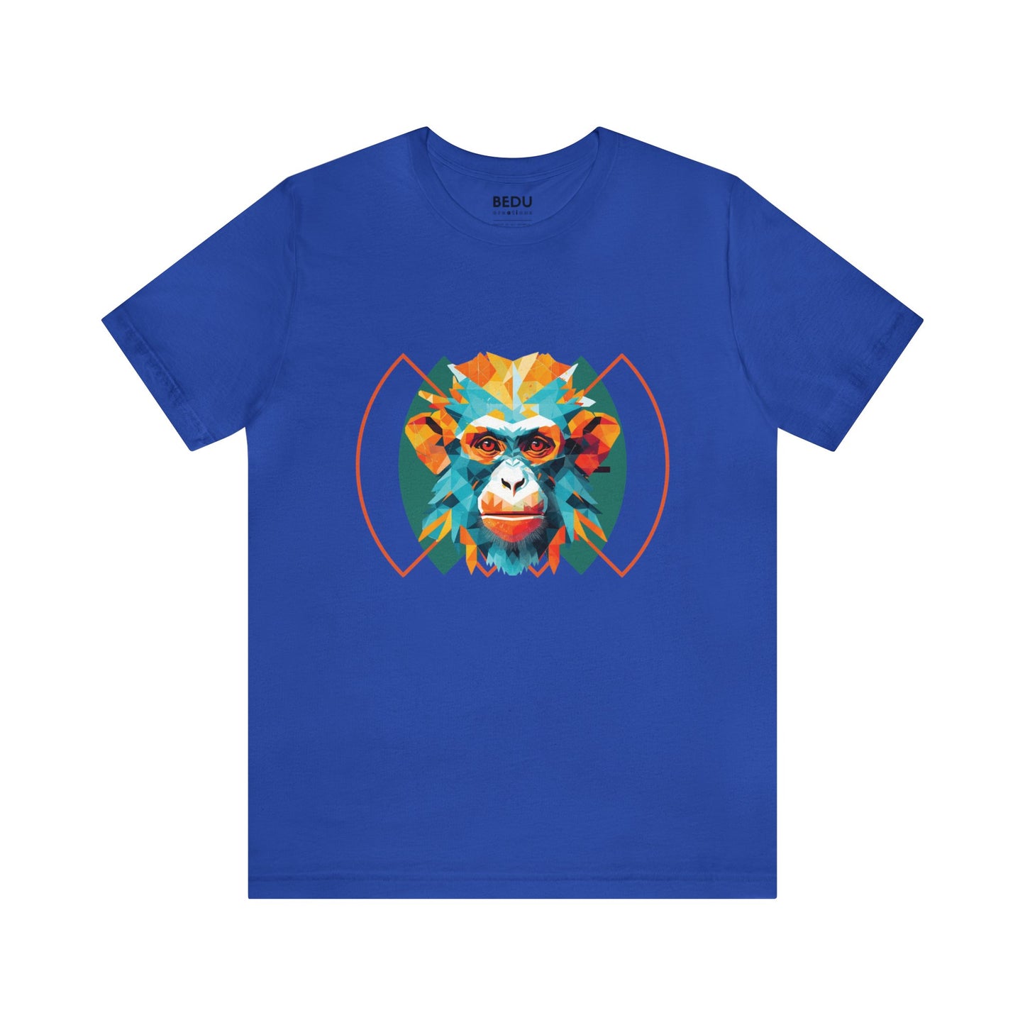 Monkey Geometry Tee: Whimsical Wild Meets Modern Mind