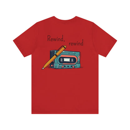 Cassette Rewind Tee: A Sophisticated Ode to the Analog Era