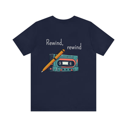 Cassette Rewind Tee: A Sophisticated Ode to the Analog Era