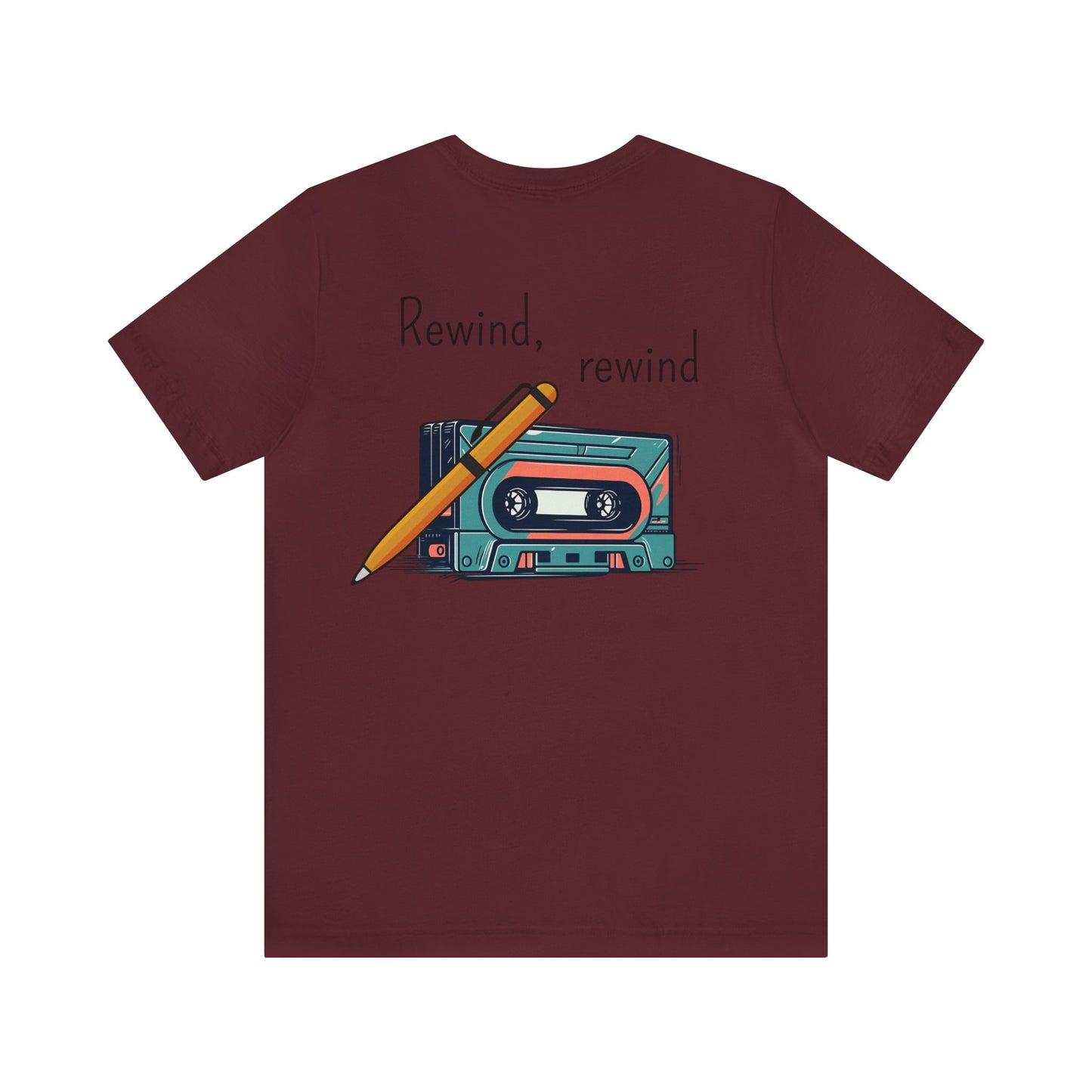 Cassette Rewind Tee: A Sophisticated Ode to the Analog Era