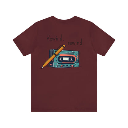 Cassette Rewind Tee: A Sophisticated Ode to the Analog Era