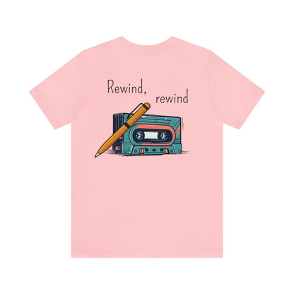 Cassette Rewind Tee: A Sophisticated Ode to the Analog Era