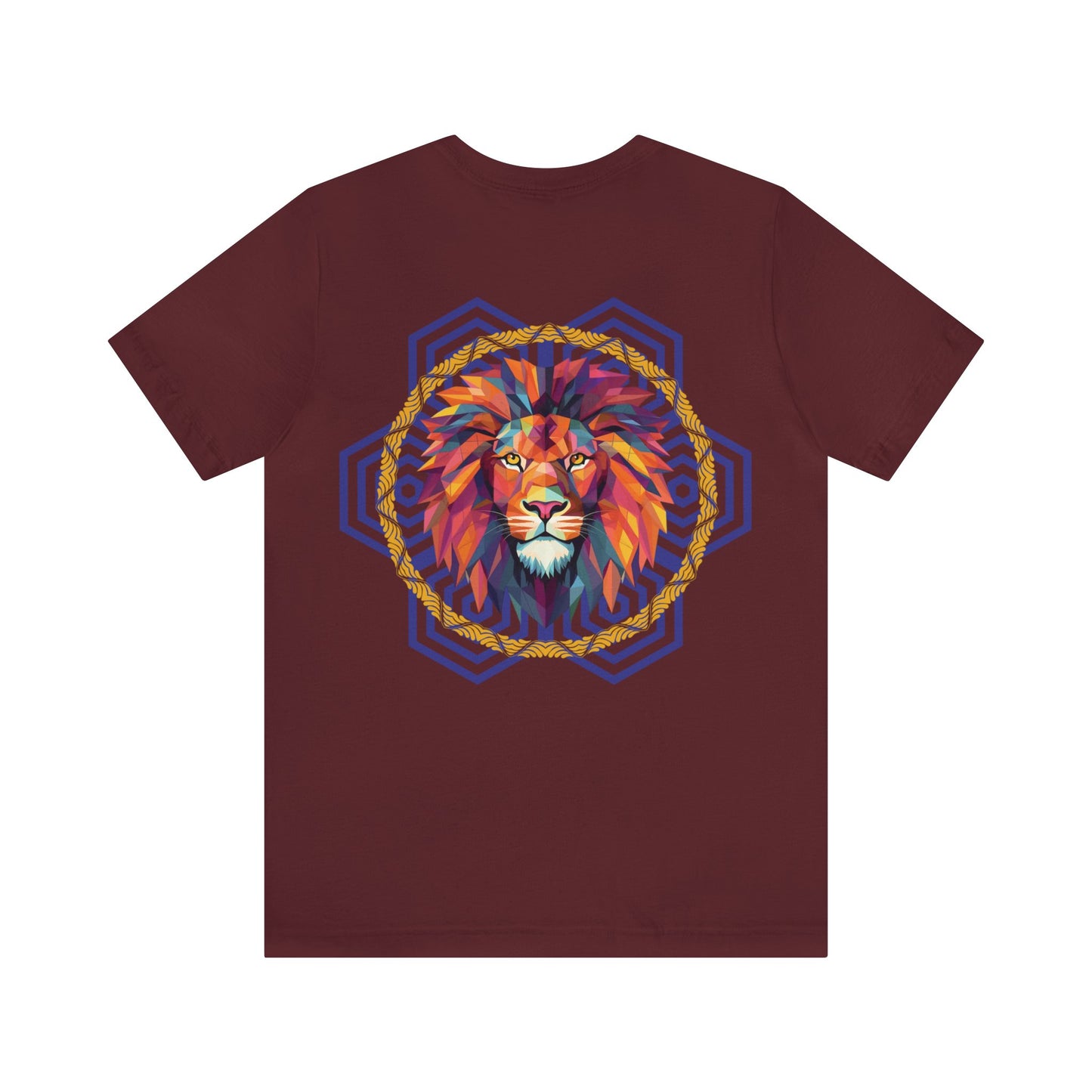 Geometric Lion Majesty Tee