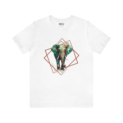 Geo-Safari Elephant Tee: A Vibrant Tribute to Africa's Gentle Giants