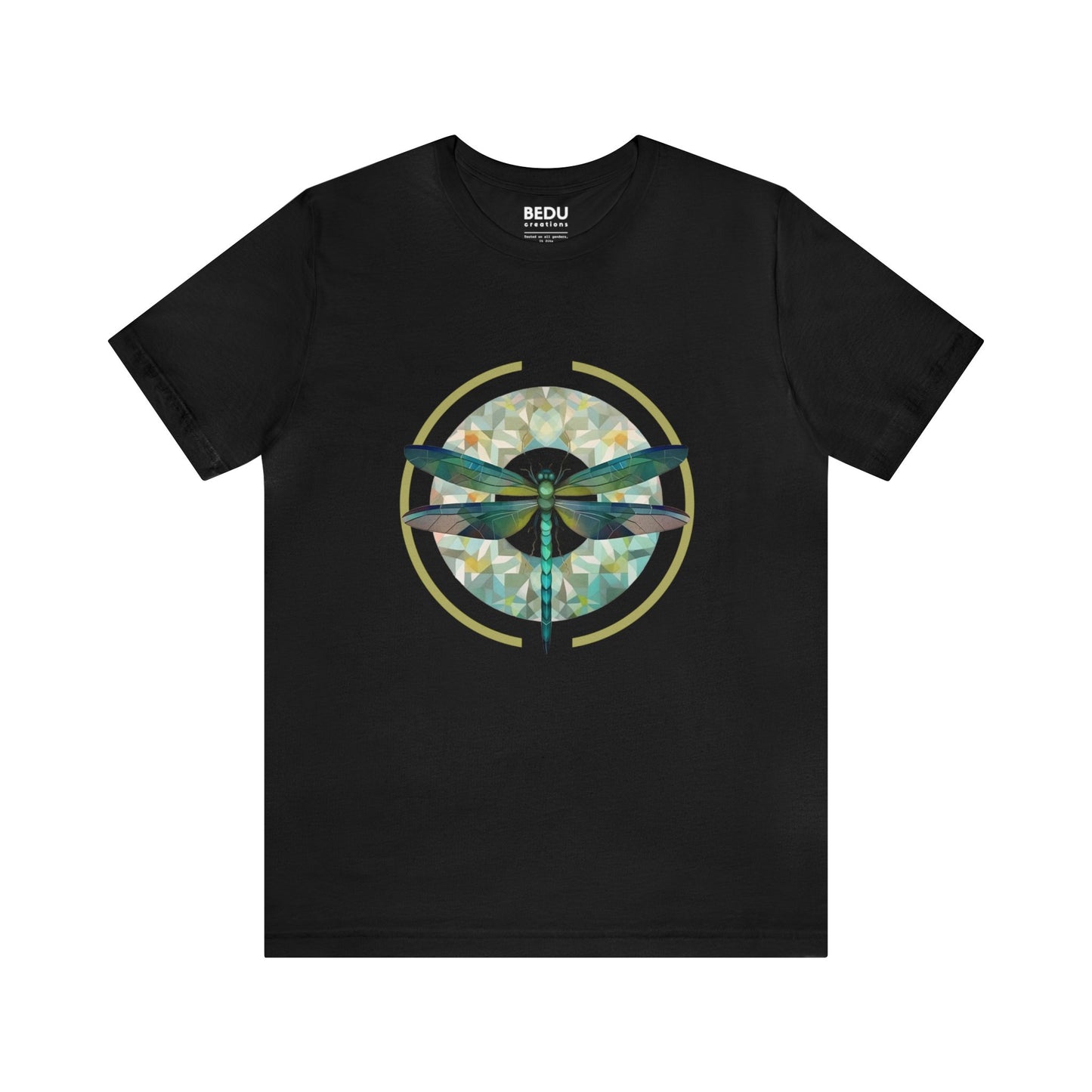 Dragonfly Dreams Tee: Embrace Nature's Geometry and Soar with Style