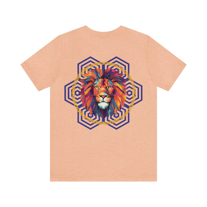 Geometric Lion Majesty Tee