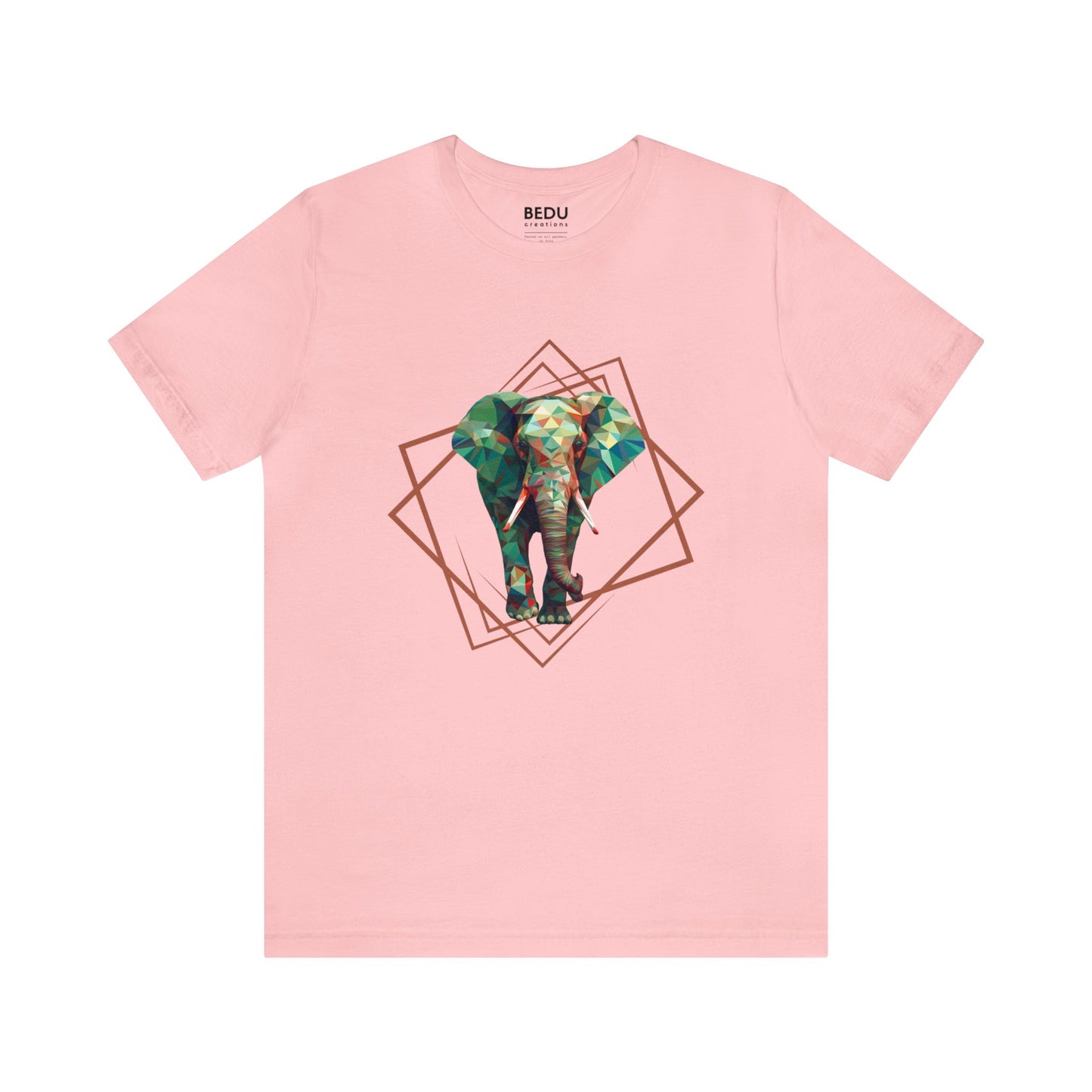 Geo-Safari Elephant Tee: A Vibrant Tribute to Africa's Gentle Giants